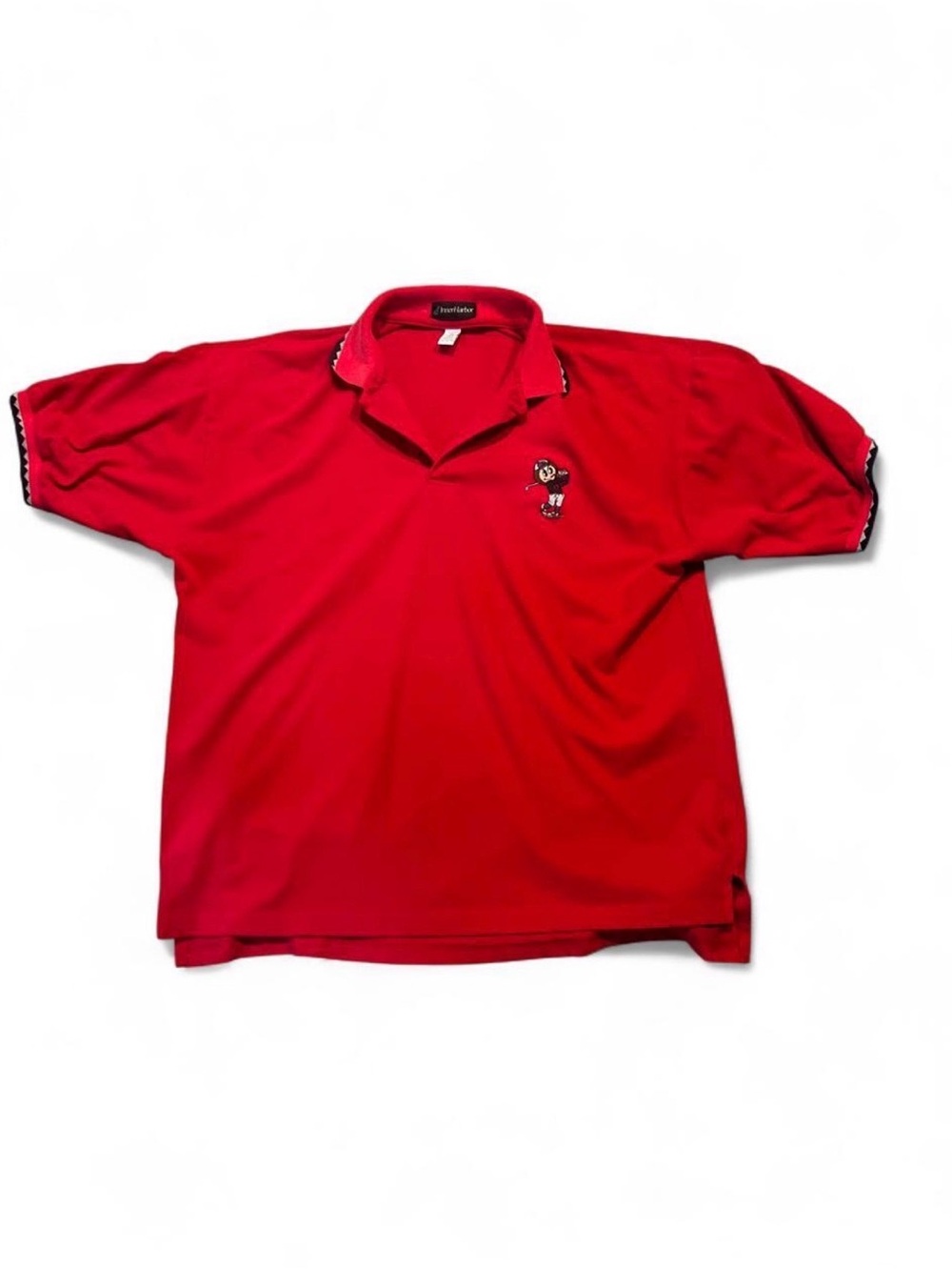 Vintage Men's Red Polo Shirt #OSU #OHIOSTATE #BRUTUS 100% cotton